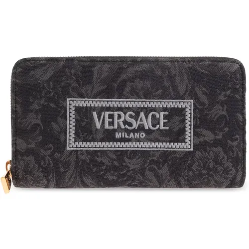 Geldbörse mit Logo Versace - Versace - Modalova