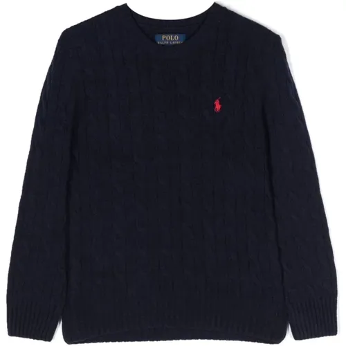 Blaue Pullover Polo Pony Gestrickt - Ralph Lauren - Modalova