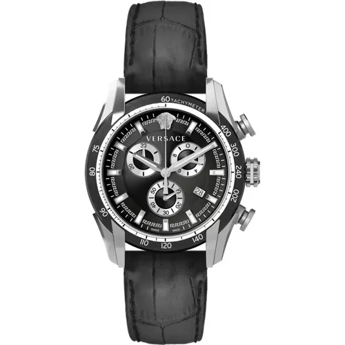 V-Ray Mov't Vertime Stylish Watch , male, Sizes: ONE SIZE - Versace - Modalova