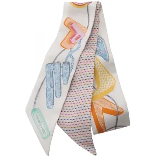 Pre-owned Silk scarves , female, Sizes: ONE SIZE - Hermès Vintage - Modalova