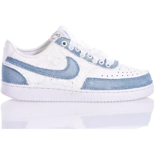 Handmade Light White Sneakers , female, Sizes: 9 1/2 UK, 11 UK, 12 UK, 2 1/2 UK, 7 1/2 UK, 5 1/2 UK, 3 UK, 4 1/2 UK, 8 UK, 3 1/2 UK, 6 UK, 9 UK, 10 UK - Nike - Modalova