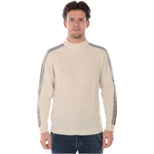 Intarsia Radfahren Pullover , Herren, Größe: M - Daniele Alessandrini - Modalova