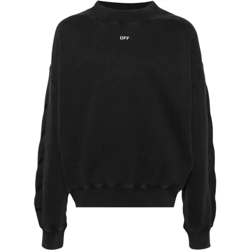 Sweatshirts , Herren, Größe: L - Off White - Modalova