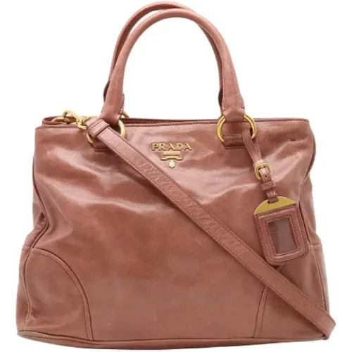 Pre-owned Leather totes , female, Sizes: ONE SIZE - Prada Vintage - Modalova