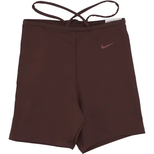 Modern Cycling Shorts Earth/Plum Eclipse , female, Sizes: M, XS - Nike - Modalova