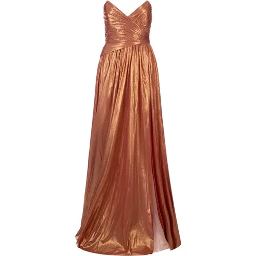 Apricot Waldorf Long Dress , female, Sizes: S - Retrofête - Modalova