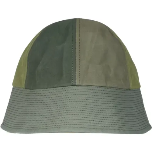 Bucket Hat aus 100% Bio-Baumwolle mit gesticktem Schirm , Herren, Größe: ONE Size - YMC You Must Create - Modalova