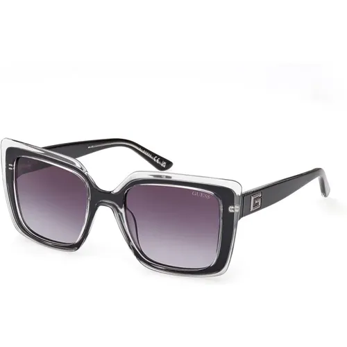 Square Sunglasses Grey Gradient , female, Sizes: 52 MM - Guess - Modalova