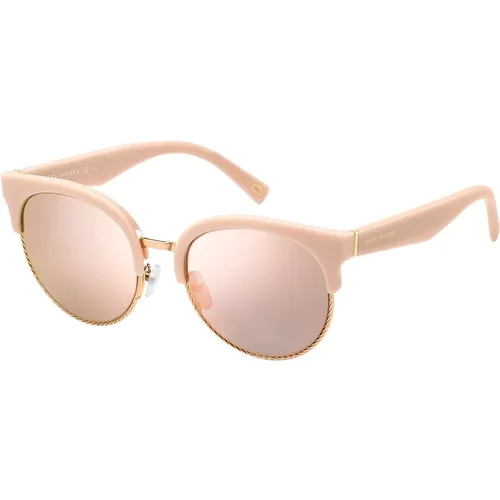 Stylische Sonnenbrille mit rosa Spiegelgläsern , Damen, Größe: 54 MM - Marc Jacobs - Modalova