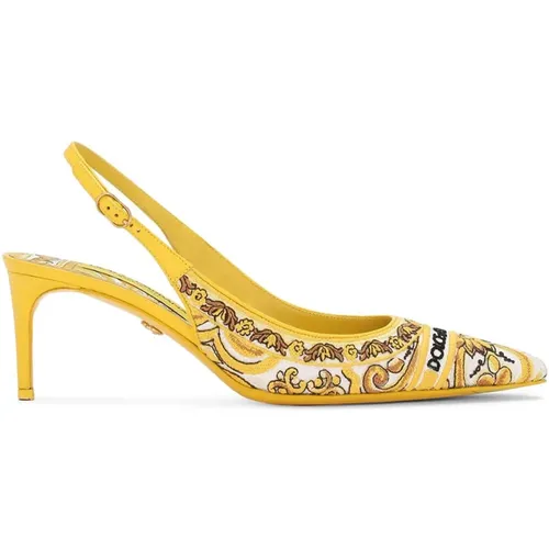 Elegant Slingback Pumps - Dolce & Gabbana - Modalova