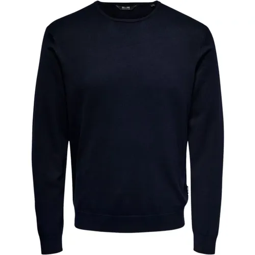 Stylischer Strickpullover , Herren, Größe: L - Only & Sons - Modalova