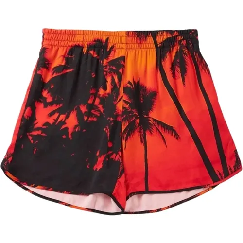 Sunset Palm Shorts , male, Sizes: XL, L, M - Blue Sky Inn - Modalova