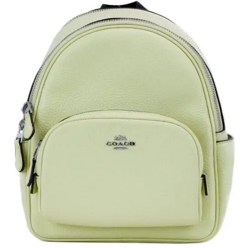 Mini Court Leather Backpack with Multiple Pockets , female, Sizes: ONE SIZE - Coach - Modalova