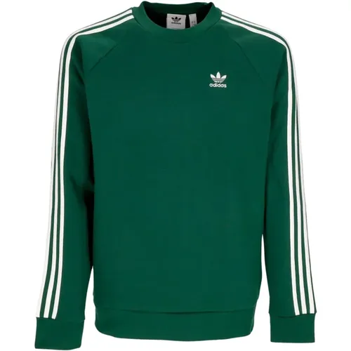 Dunkelgrüner Crewneck Sweatshirt - Adidas - Modalova