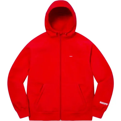 Limitierte Auflage Windstopper Kapuzenpullover Rot - Supreme - Modalova