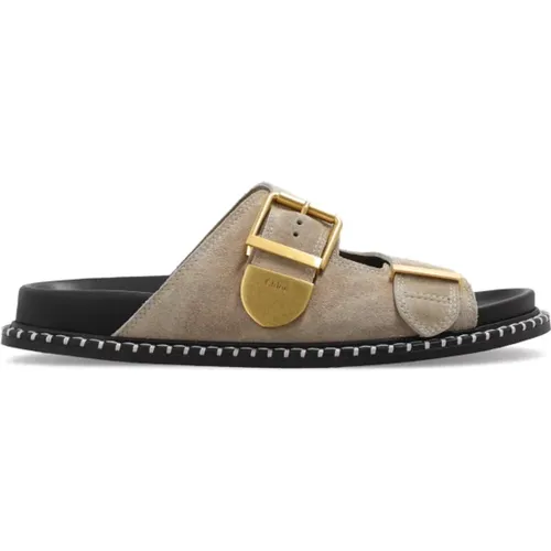 ‘Rebecca’ slides , Damen, Größe: 36 EU - Chloé - Modalova