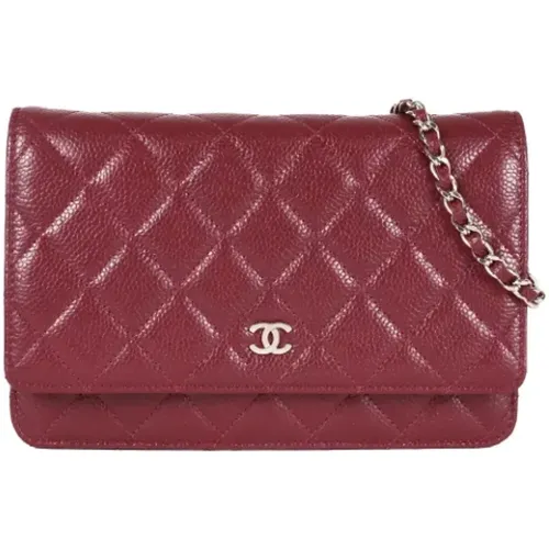 Pre-owned Leather wallets , female, Sizes: ONE SIZE - Chanel Vintage - Modalova