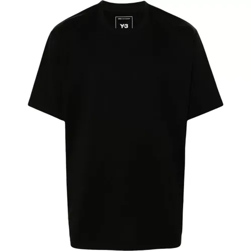 Klassisches Crewneck T-Shirt , Herren, Größe: M - Y-3 - Modalova