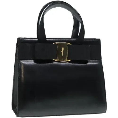 Pre-owned Leder Handtaschen , Damen, Größe: ONE Size - Salvatore Ferragamo Pre-owned - Modalova