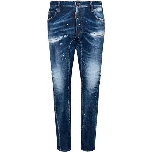 Slim Fit Biker Jeans , male, Sizes: XL, L - Dsquared2 - Modalova