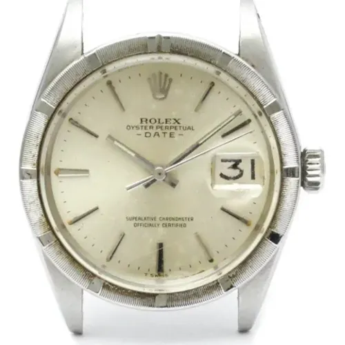 Pre-owned Stainless Steel watches , male, Sizes: ONE SIZE - Rolex Vintage - Modalova