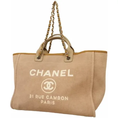 Pre-owned Canvas chanel-bags , female, Sizes: ONE SIZE - Chanel Vintage - Modalova