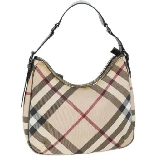 Pre-owned Coated canvas shoulder-bags , female, Sizes: ONE SIZE - Burberry Vintage - Modalova