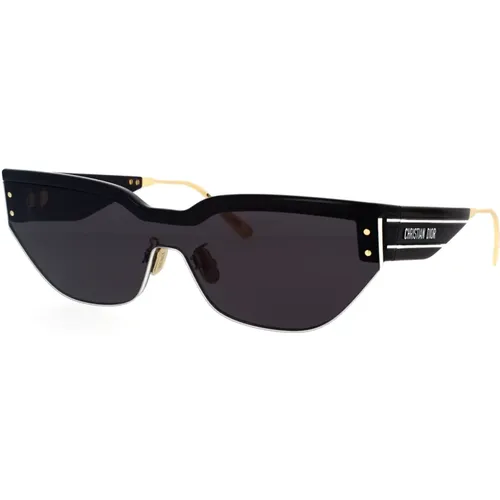 Sportliche Sonnenbrille mit Grafischem Design und Goldakzenten - Dior - Modalova