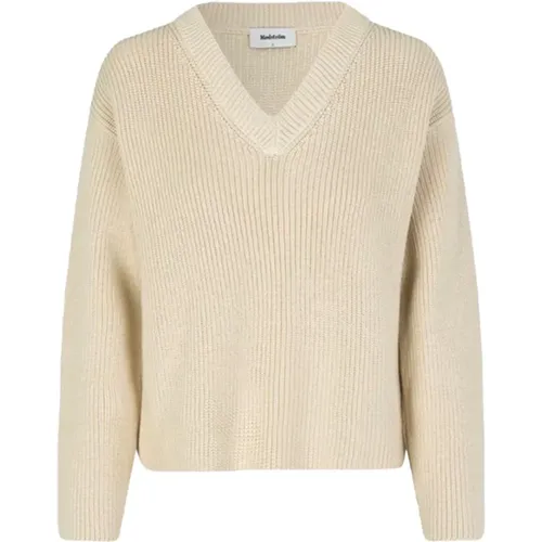 Stilvolle Sand Pullover , Damen, Größe: XS - Modström - Modalova