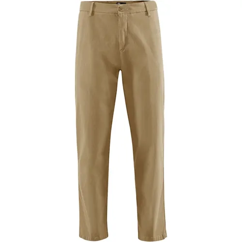 Cotton Gabardine Chino Pants , male, Sizes: W32 - BomBoogie - Modalova