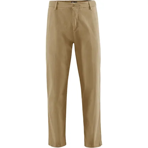 Cotton Gabardine Chino Pants , male, Sizes: W32, W38, W34, W36 - BomBoogie - Modalova