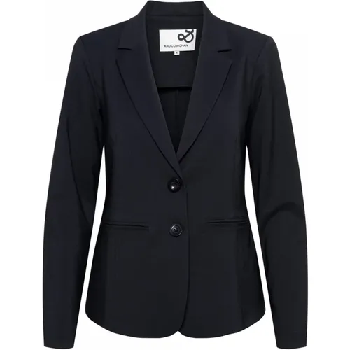 Komfort Twill Blazer , Damen, Größe: L - &Co Woman - Modalova