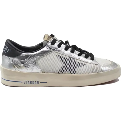 Stardan Sneakers - Weiß Silber Schwarz - Golden Goose - Modalova