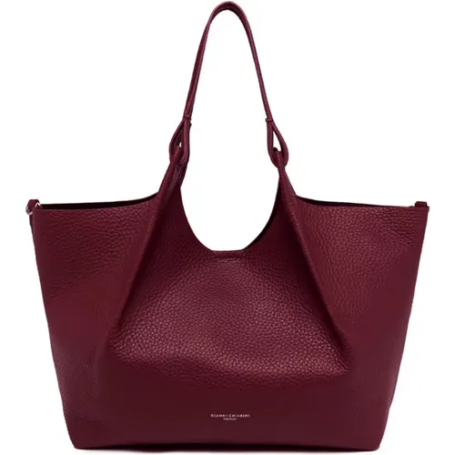 Elegante O Stil Leder Tasche , Damen, Größe: ONE Size - Gianni Chiarini - Modalova