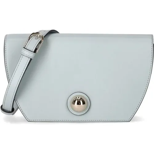 Blau Leder Crossbody Schultertasche - Furla - Modalova