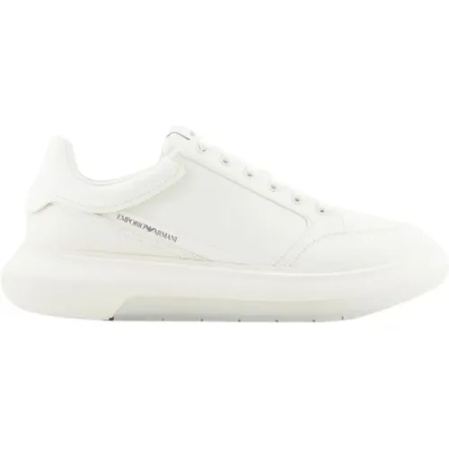 Sneakers aus Mesh und Wildleder , unisex, Größe: 40 EU - Emporio Armani - Modalova