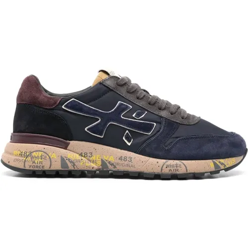 Mick Nylon Leather Sneakers , male, Sizes: 10 UK, 11 UK, 7 UK, 6 UK - Premiata - Modalova