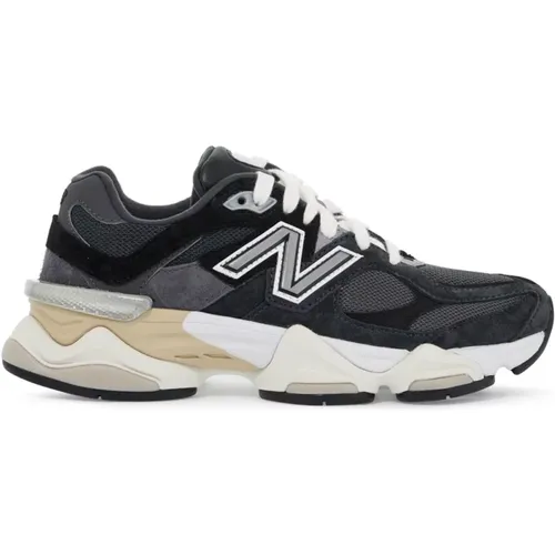 Mesh and suede sneakers with N monogram , male, Sizes: 9 1/2 UK - New Balance - Modalova