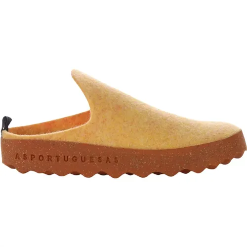 Wool Felt Slipper Shoes Women , female, Sizes: 7 UK, 6 UK, 8 UK, 5 UK, 4 UK - Asportuguesas - Modalova