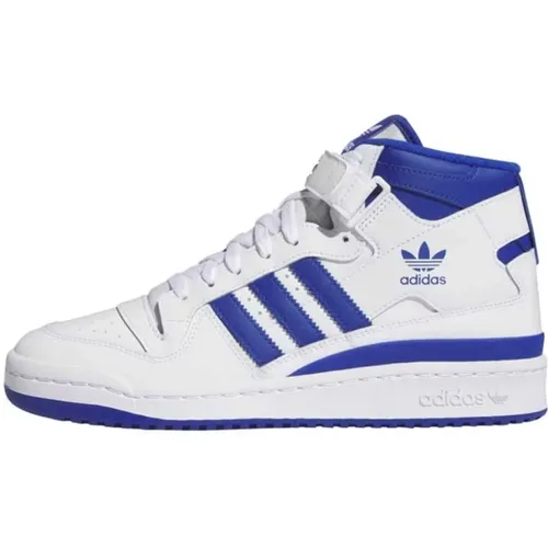 Mid-Top Forum Sneakers , Herren, Größe: 46 2/3 EU - Adidas - Modalova