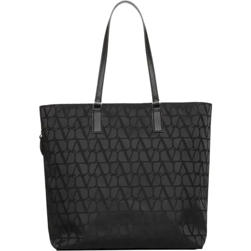 Iconographe Fabric Tote Bag , male, Sizes: ONE SIZE - Valentino Garavani - Modalova