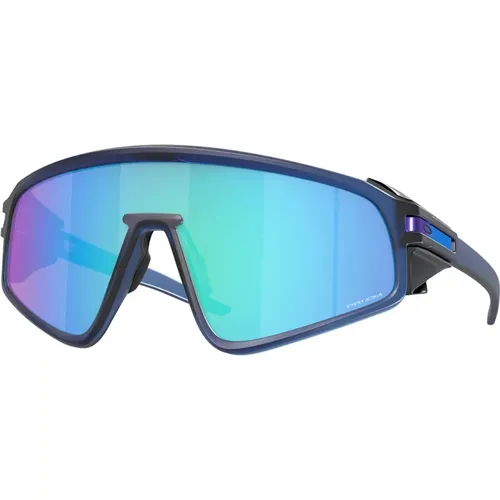 Latch Panel Prizm Sapphire Sport Sunglasses , unisex, Sizes: 35 MM - Oakley - Modalova