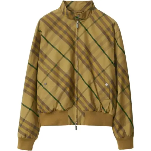 Cedar Check Jacket , male, Sizes: L, M - Burberry - Modalova