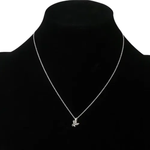 Pre-owned Silver necklaces , female, Sizes: ONE SIZE - Tiffany & Co. Pre-owned - Modalova