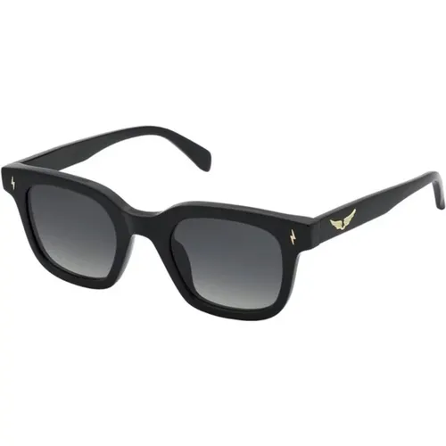 Sunglasses Smoke Gradient Lens , unisex, Sizes: 48 MM - Zadig & Voltaire - Modalova