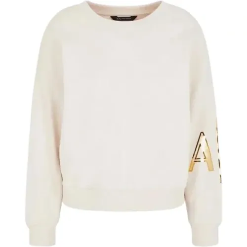 Classic Sweatshirt , female, Sizes: L - Armani Exchange - Modalova