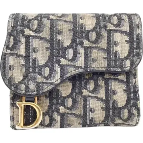 Pre-owned Canvas wallets , female, Sizes: ONE SIZE - Dior Vintage - Modalova