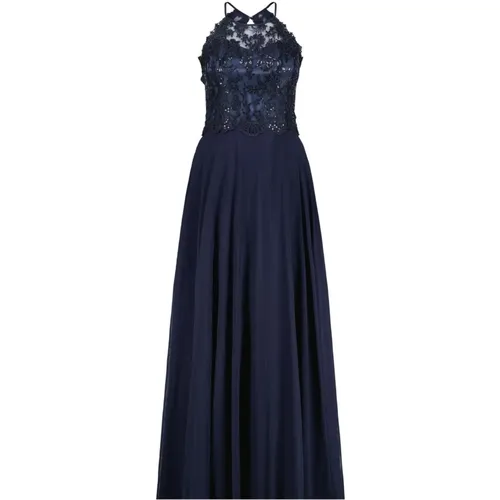Sequin Embellished A-Line Cocktail Dress , female, Sizes: L, XL, M, 2XS - Vera Mont - Modalova
