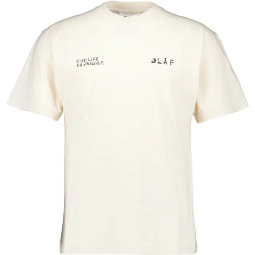 T-Shirts , male, Sizes: S, M, L - Olaf Hussein - Modalova