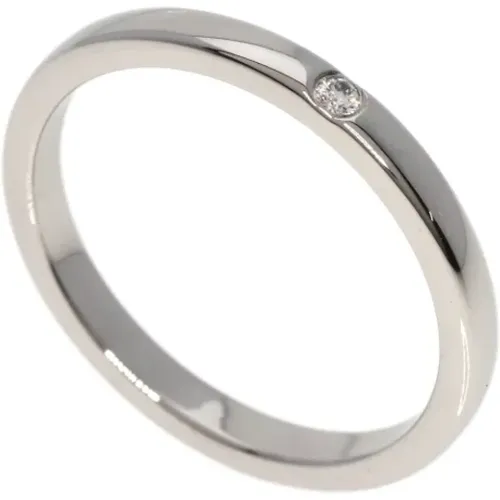 Pre-owned Platinum rings , female, Sizes: ONE SIZE - Cartier Vintage - Modalova